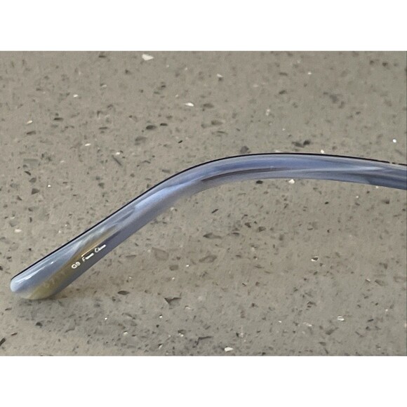 CANDIE'S C HENNA BLK BLACK BLUE EYEGLASSES Frames ONLY 48-17-135 rectangle full - Picture 9 of 12